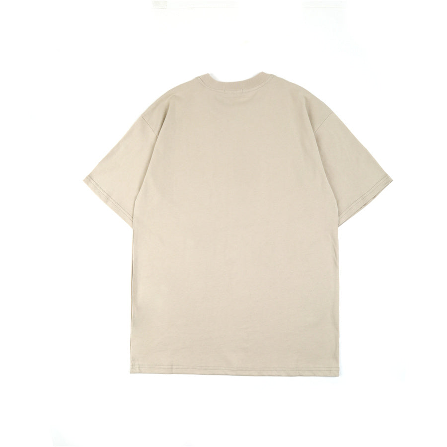 Balenciga logo tee LX007 khaki