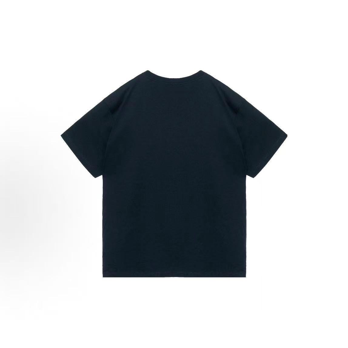 GUCCI Gucci Lido SS22 Firenze 1921 series high street style round neck straight tube plain knitted short sleeved T-shirt for men, gift box set in dark blue