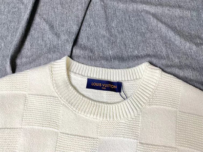 LOUIS VUITTON DAMIER STITCH CREWNECK – LVH045