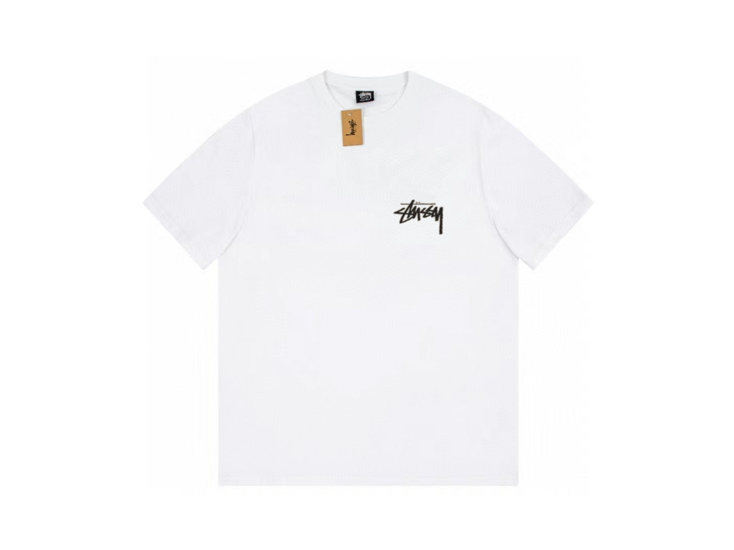 STUSSY BEAUTY PORTRAIT PRINT TEE WHITE
