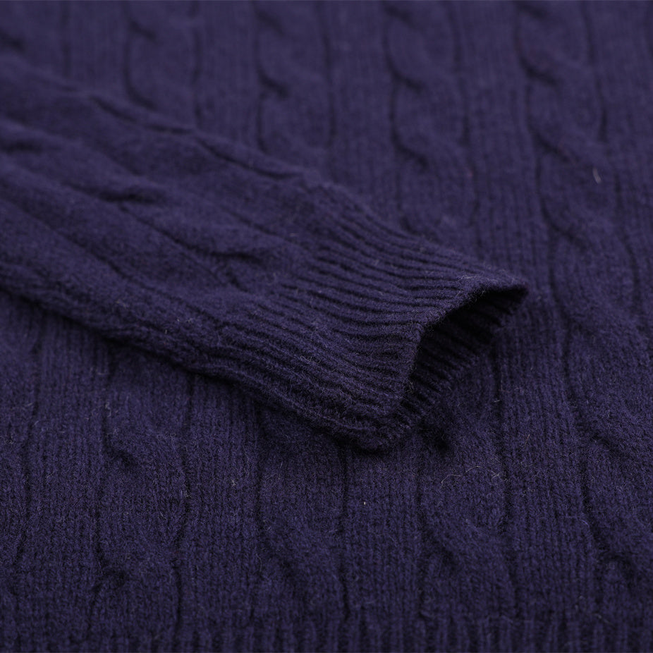 Ralph Lauren twist-knit V-neck sweater