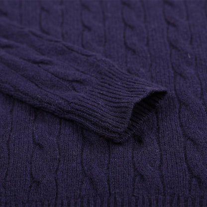 Ralph Lauren twist-knit V-neck sweater