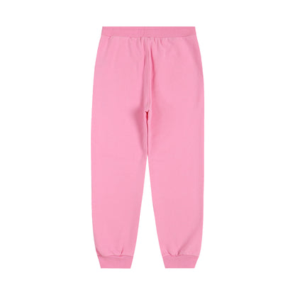 AMI Classic Logo Trousers Pink