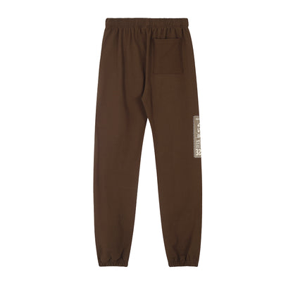 Travis Scott CJ Logo Trousers Brown