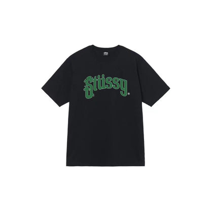 STUSSY CLASSIC LOGO TEE BLACK