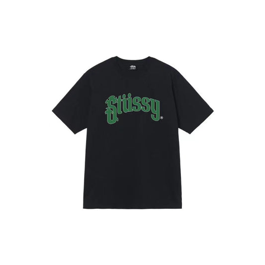 STUSSY CLASSIC LOGO TEE BLACK