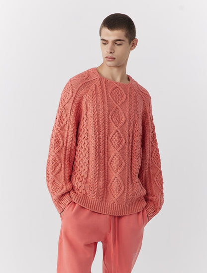 FOG FEAR OF GOD ESSENTIALS 22 Double-stitched vintage twist crew neck sweater