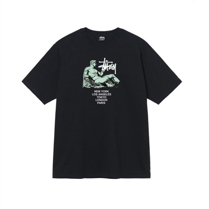 STUSSY SCULPTURE TEE BLACK
