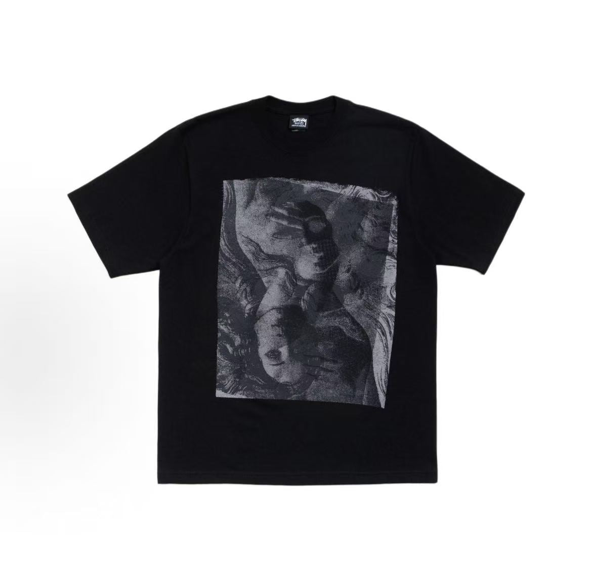 Stussy SS26 - Trendy Human Portrait Pattern Venus Print All-Weather Short-Sleeved T-Shirt (For Both Men and Women)
