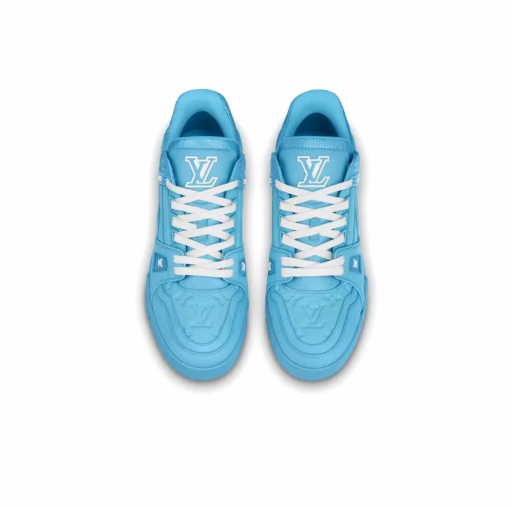 LOUIS VUITTON TRAINER SNEAKERS IN BLEU UNISEX  LSVT128
