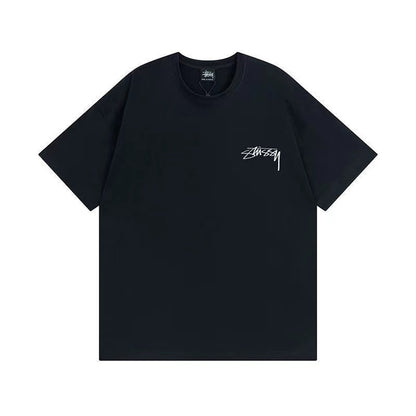 STUSSY LOGO TEE BLACK