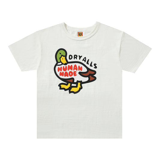 Human Made  Duck Letters Logo Tee White