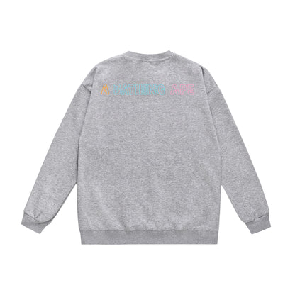 A Bathing Ape Skeleton Print Hoodie Grey