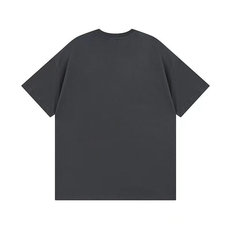 STUSSY No.4 Pigment Dyed Tee In Grey