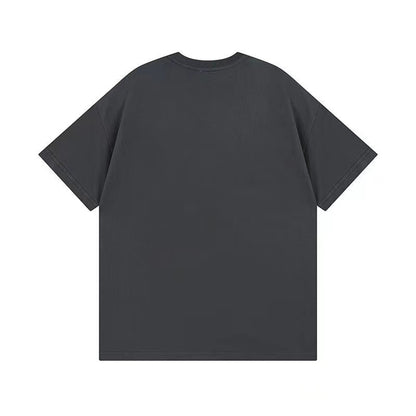 STUSSY No.4 Pigment Dyed Tee In Grey