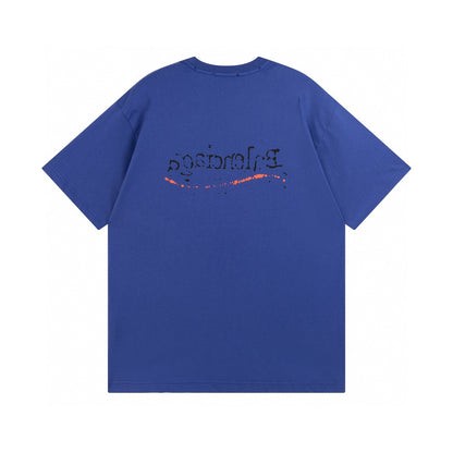 Balenciga logo tee lx2326 blue