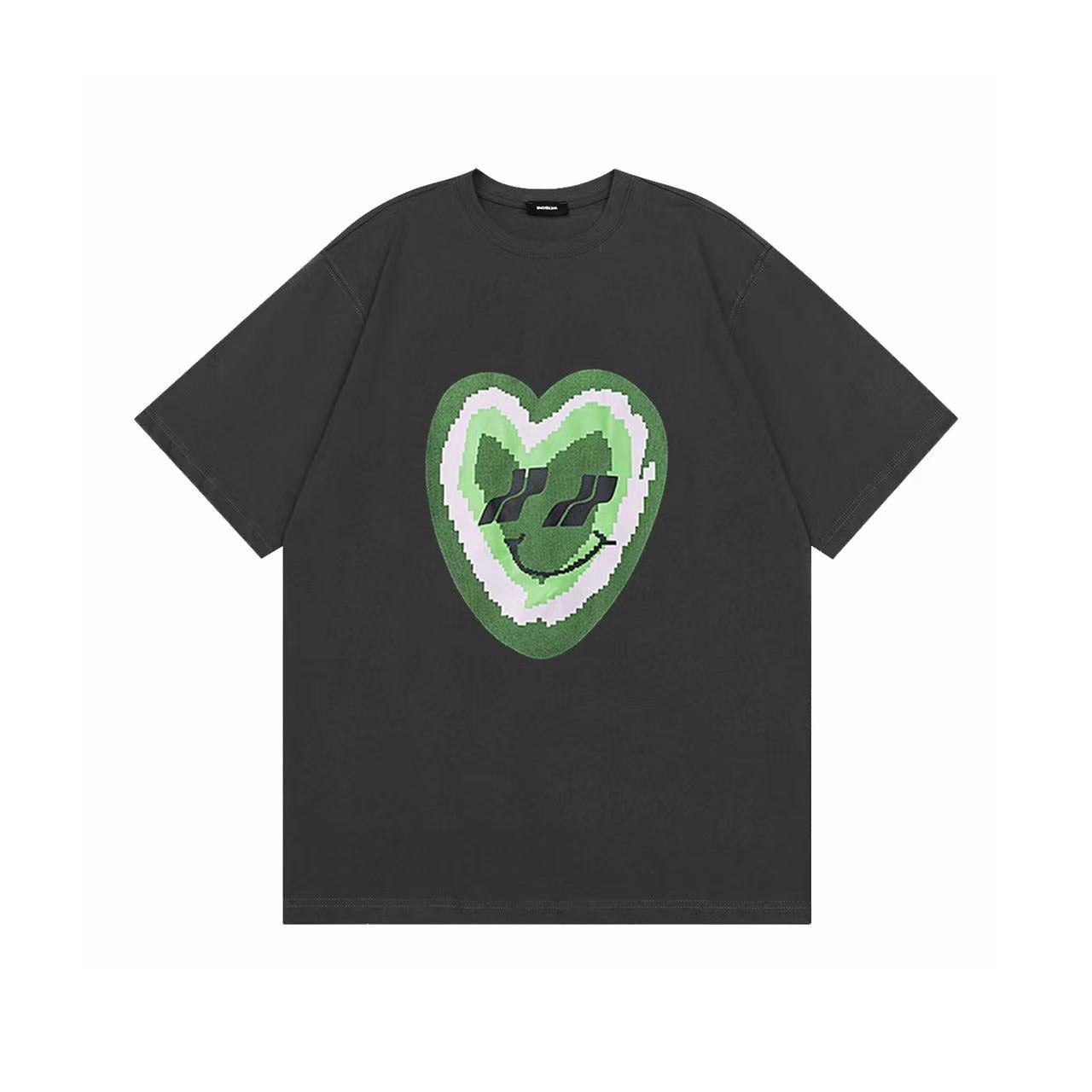 WE11DONE Love Heart Print Tee Black