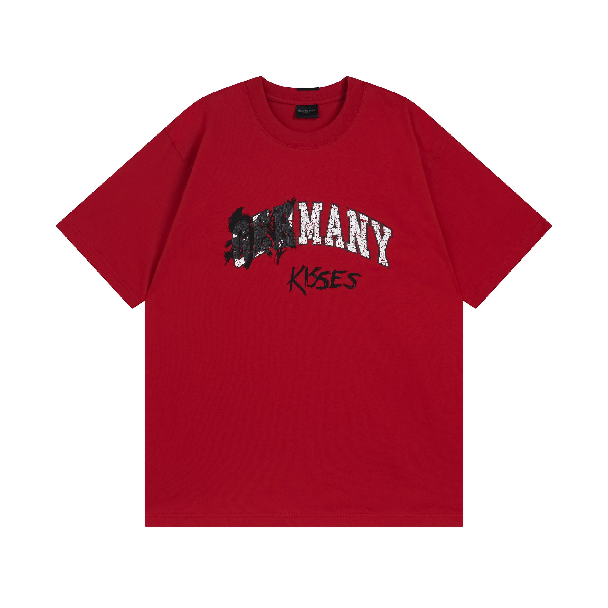 Balenciga logo tee BL233327 red