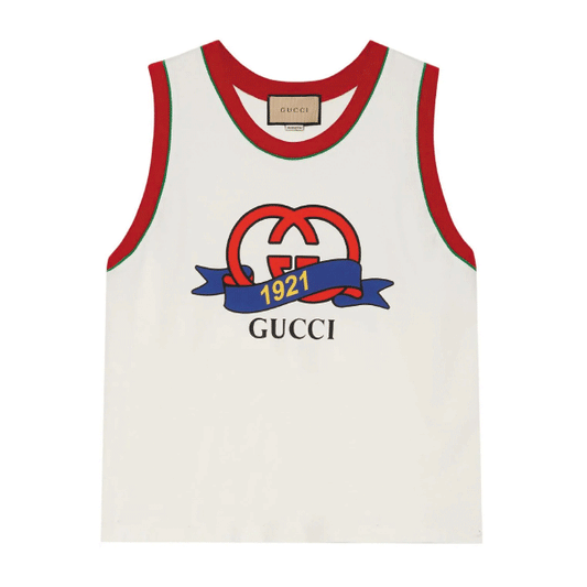 GUCCI INTERLOCKING G 1921 PRINT COTTON TOP – GGS041