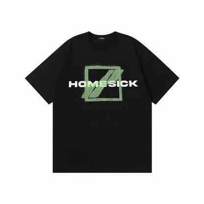 WE11DONE Homesick Print Tee Black