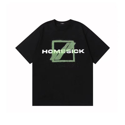 WE11DONE Homesick Print Tee Black
