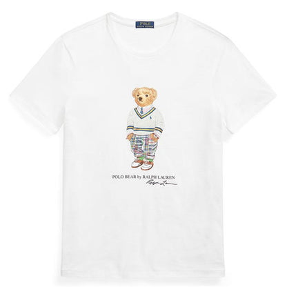 Ralph Lauren Bear Print Tee White Bear