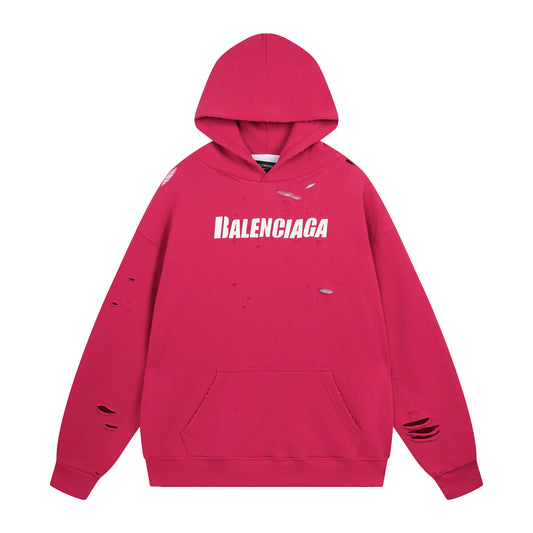 Balenciga logo hoodie BL238001 red