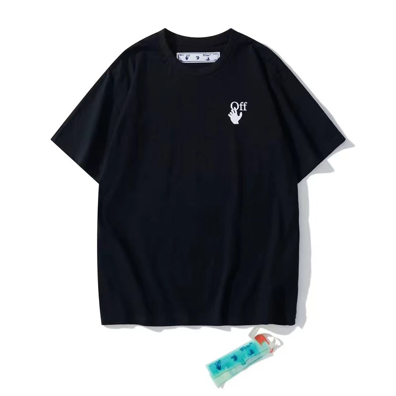 OFF-WHITE Graffiti Print Shirt Pink