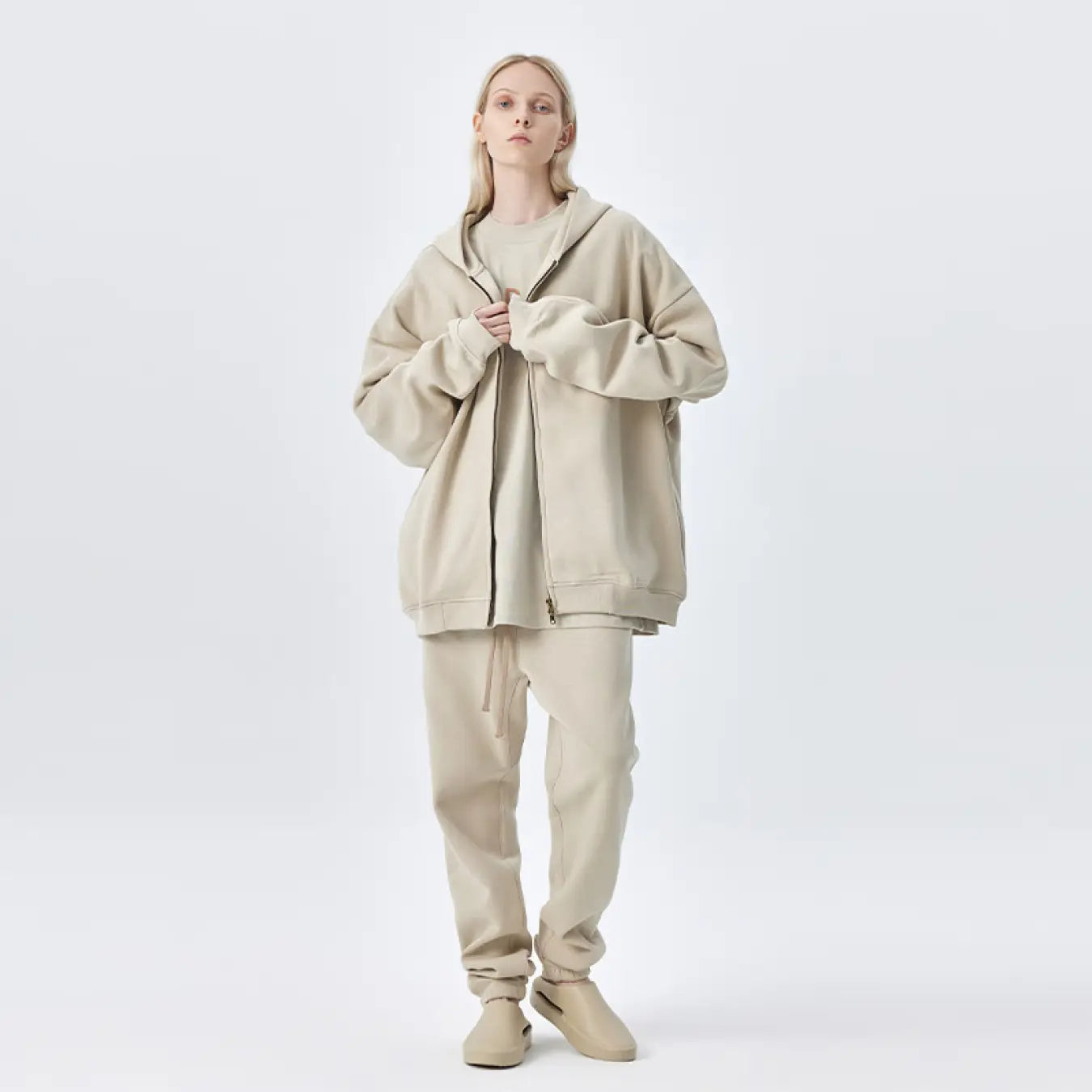 FOG FEAR OF GOD Beauty Season 8 Main Line Solid Color Cardigan Sweater Retro Casual Simple Jacket