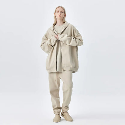 FOG FEAR OF GOD Beauty Season 8 Main Line Solid Color Cardigan Sweater Retro Casual Simple Jacket