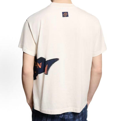 LOUIS VUITTON SS26 Printed Round-neck Pullover Short-Sleeve T-shirt for Men