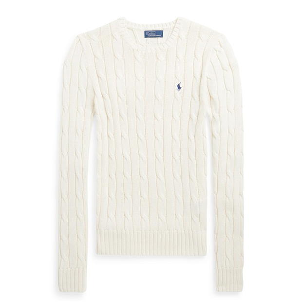 Ralph Lauren Julianna Crewneck Sweater Cream