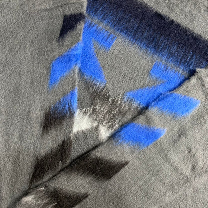 Off-White gradient arrow mohair hoodie