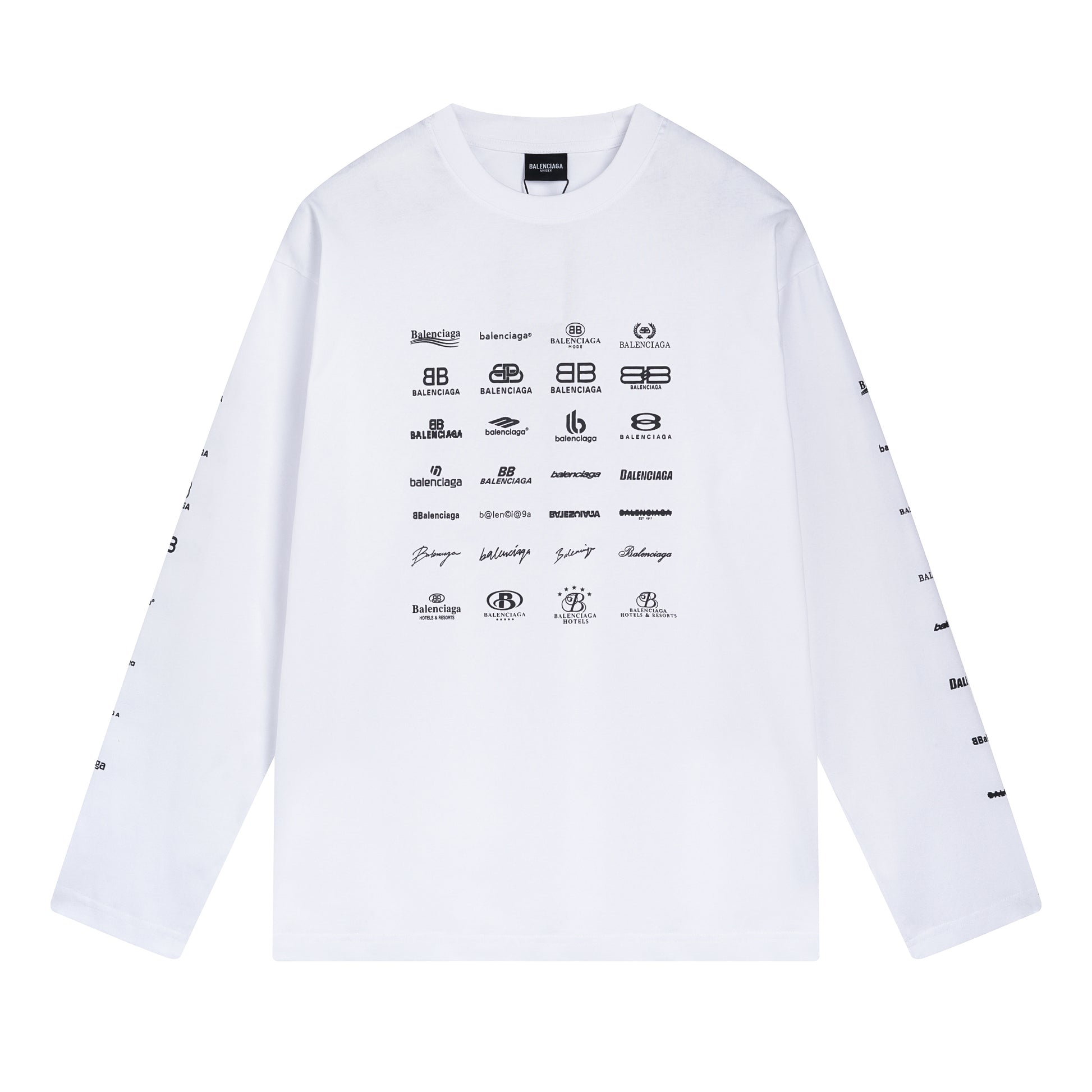 Balenciga logo tee BL225005 white