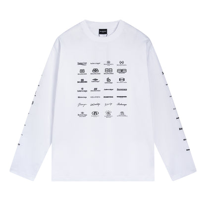 Balenciga logo tee BL225005 white