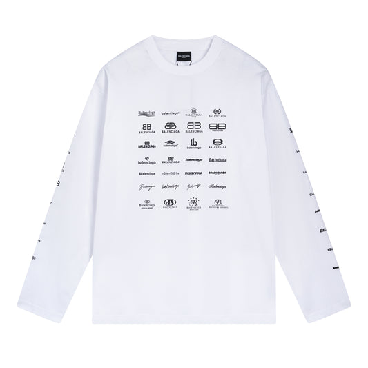 Balenciga logo tee BL225005 white