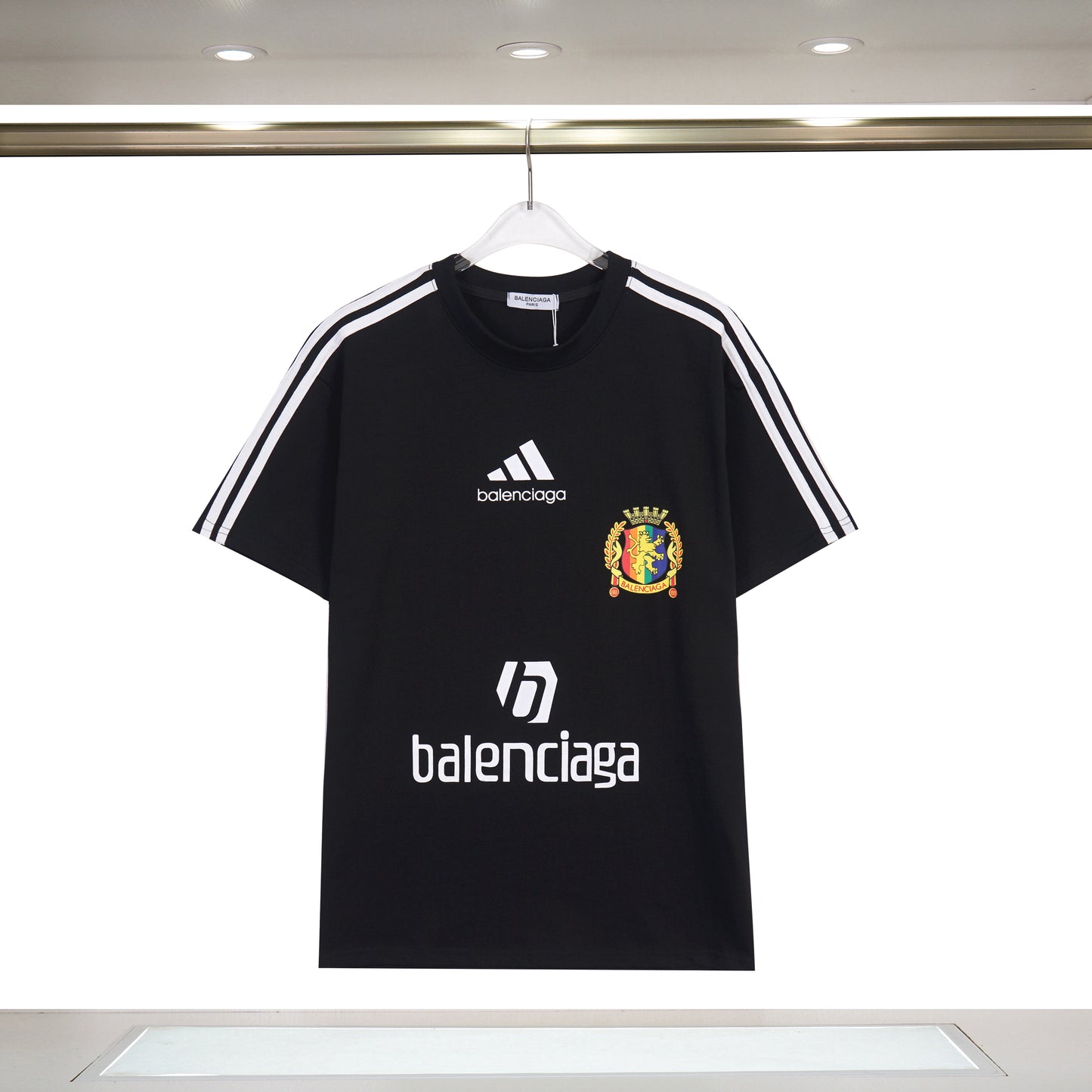Balenciga logo tee 9082 black