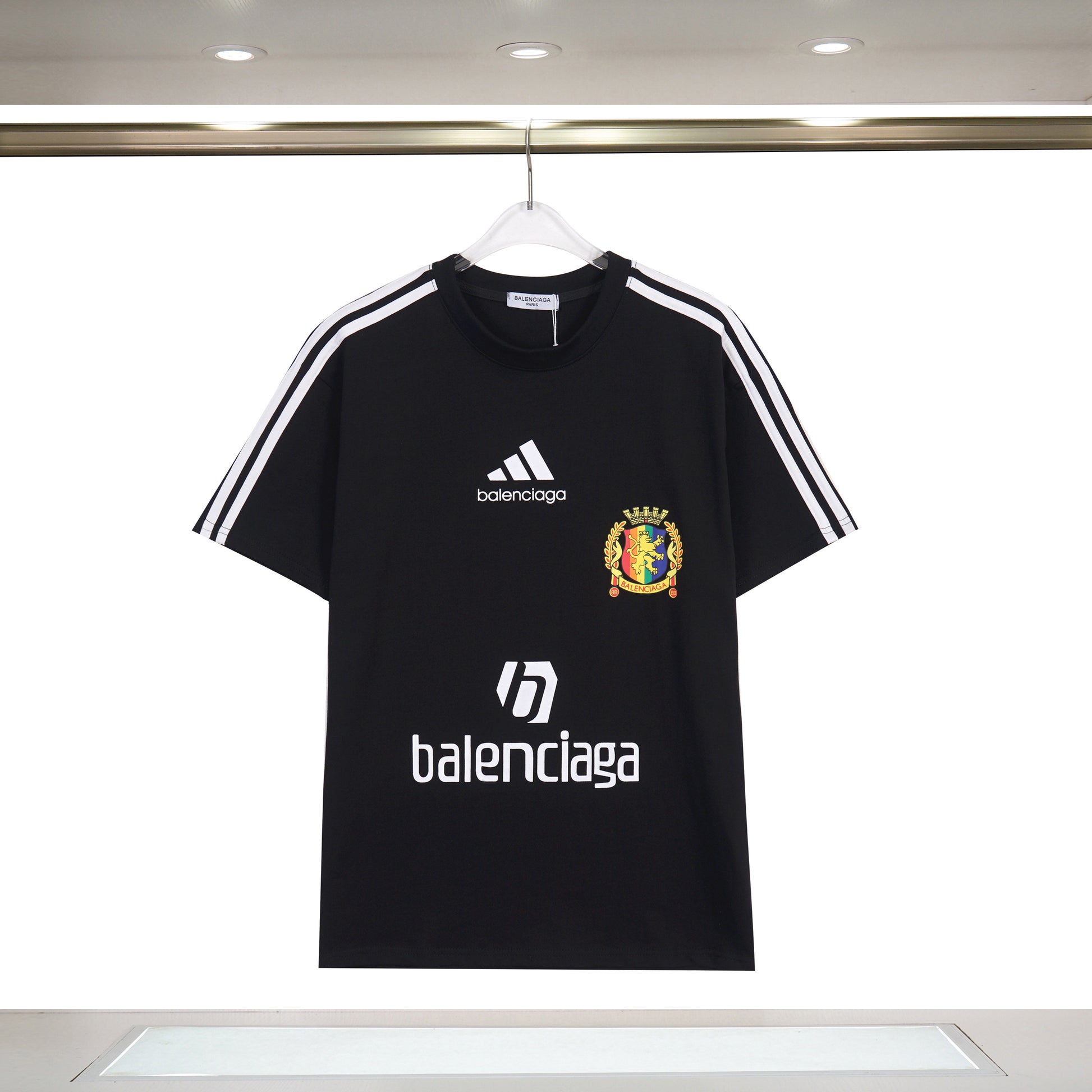 Balenciga logo tee 9082 black