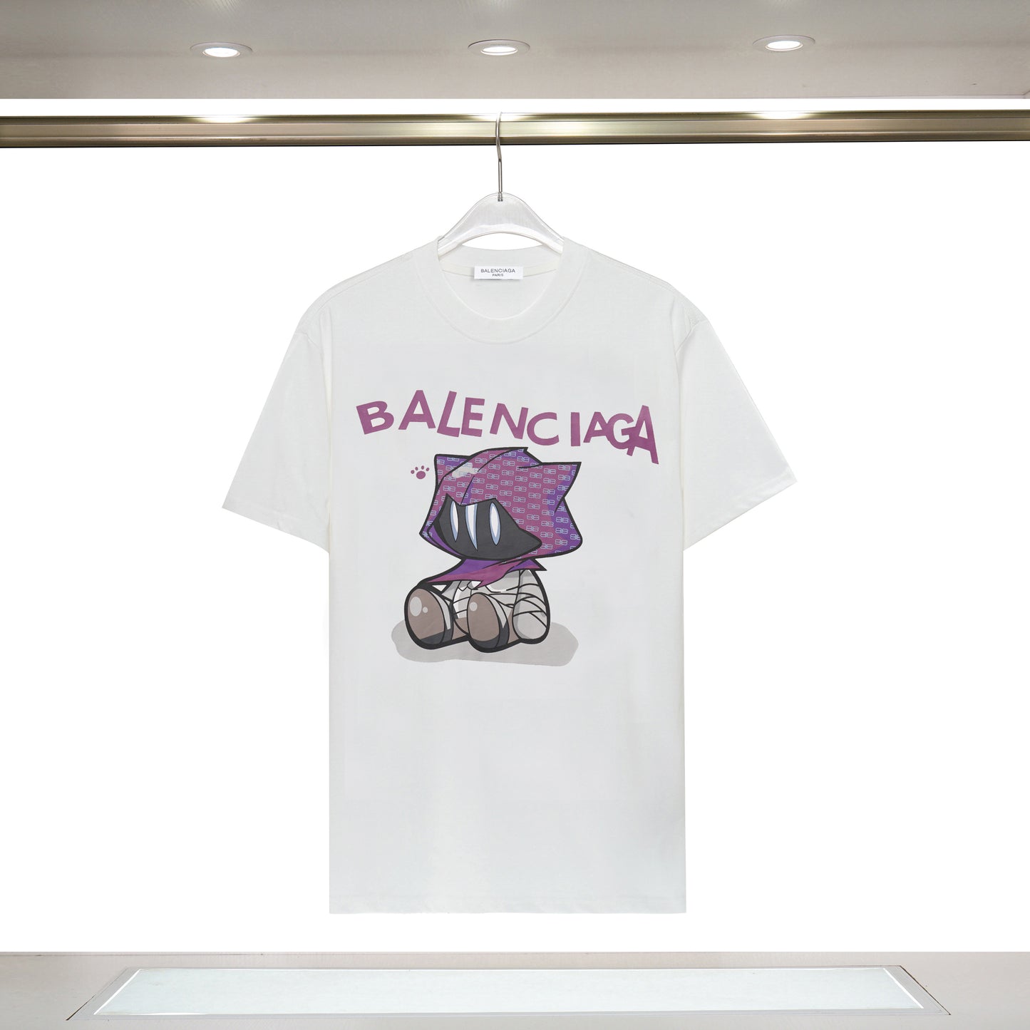 Balenciga logo tee XH-B382 white