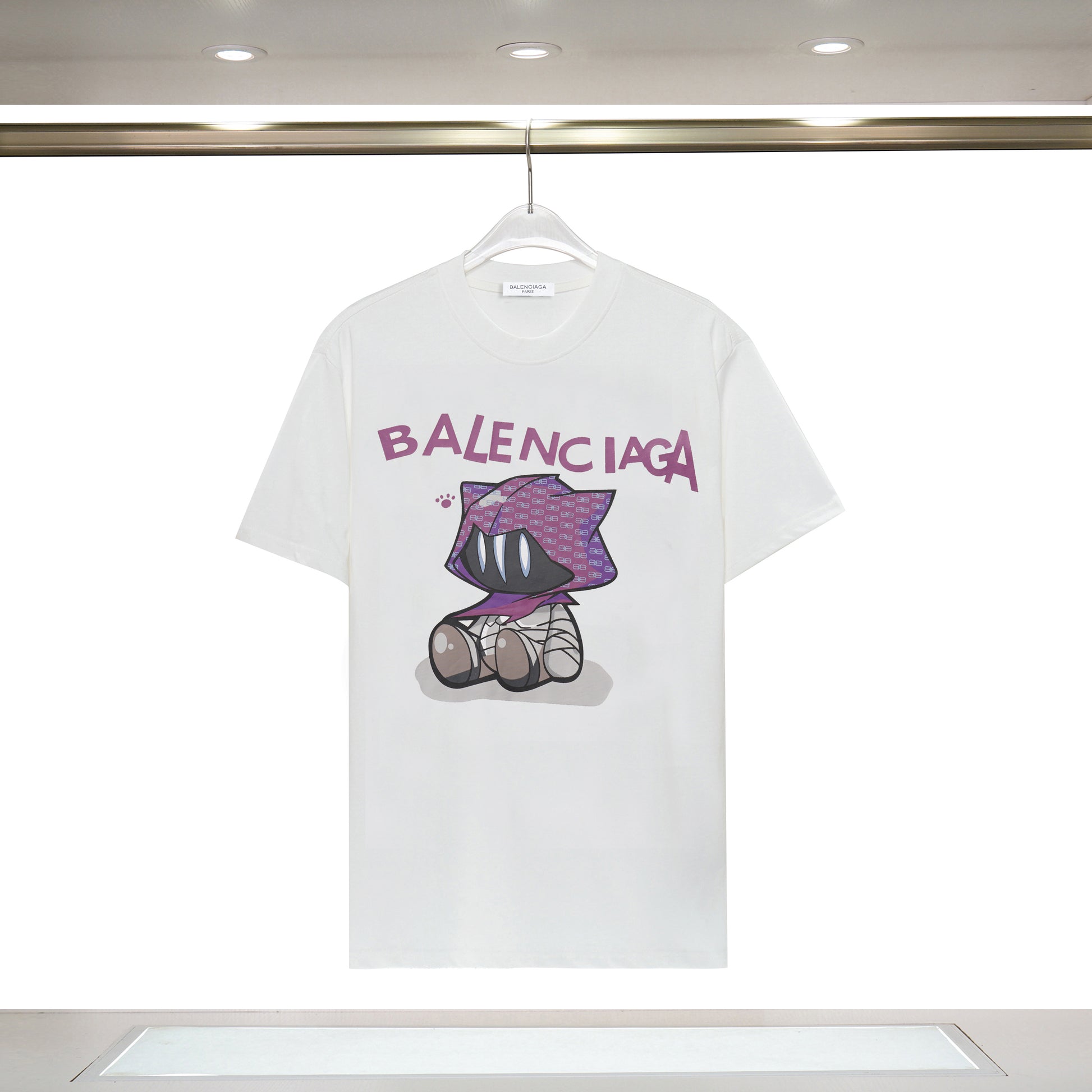 Balenciga logo tee XH-B382 white