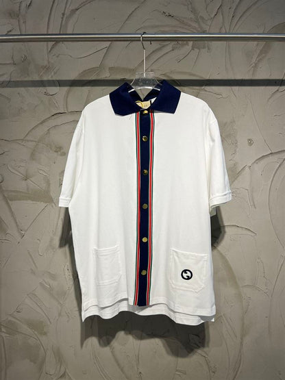 GUCCI COTTON JERSEY POLO SHIRT – GGS047