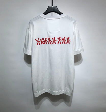 GIVENCHY SLIM FIT T-SHIRT IN JERSEY WITH TAG EFFECT PRINT – GTS001
