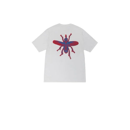 STUSSY FLYING INSECTS PRINT TEE WHITE