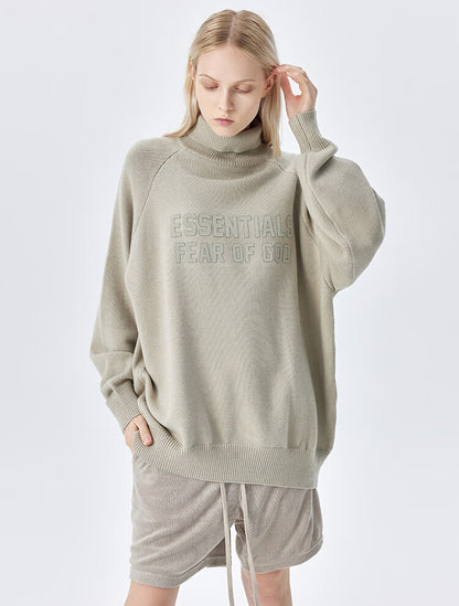 FEAR OF GOD ESSENTIALS 23 double stitch turtleneck sweater