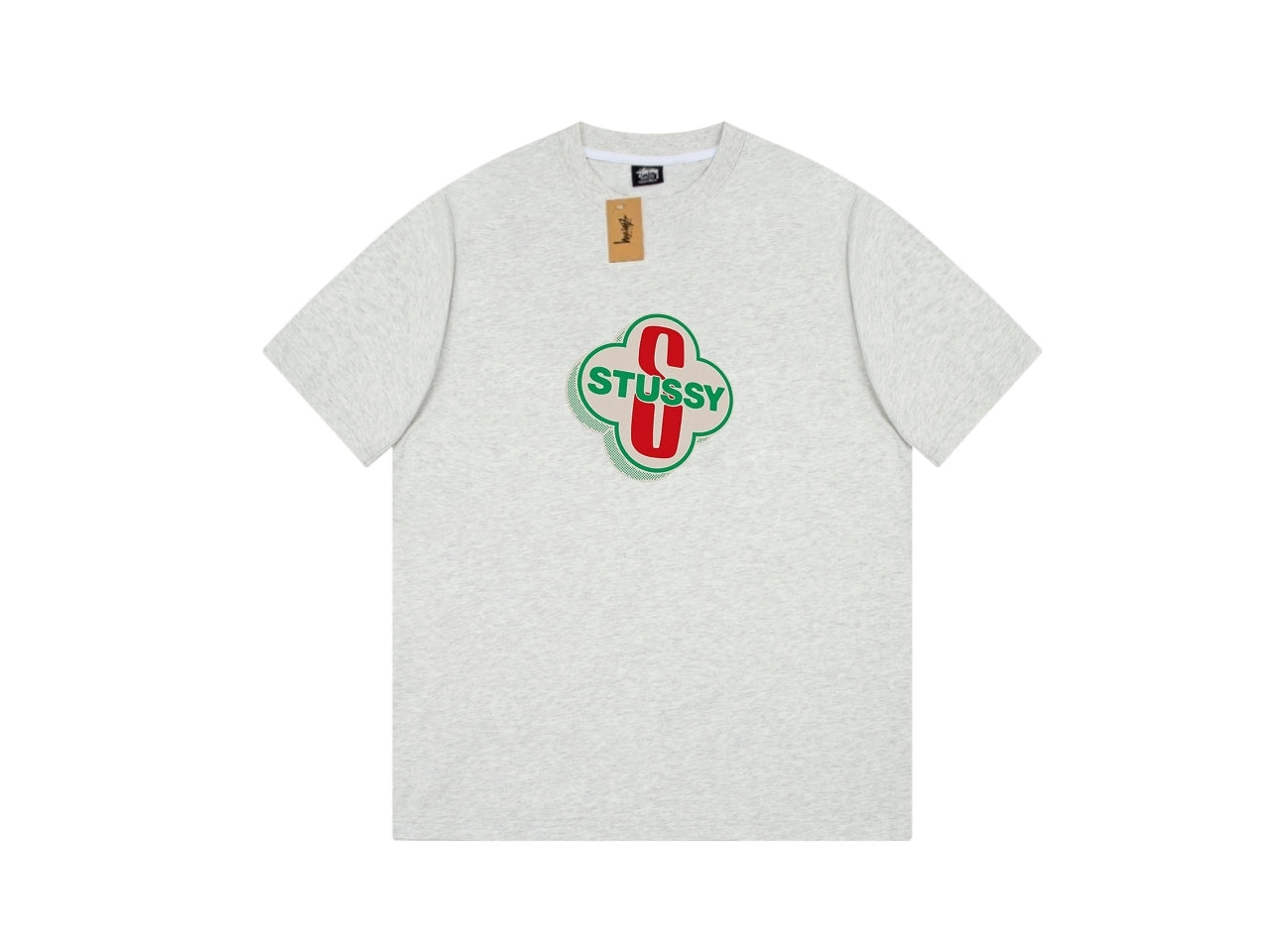 STUSSY 3D LOGO TEE GREY