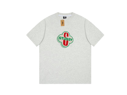 STUSSY 3D LOGO TEE GREY