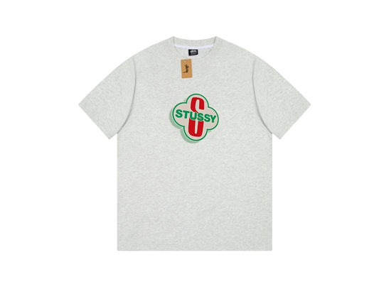 STUSSY 3D LOGO TEE GREY