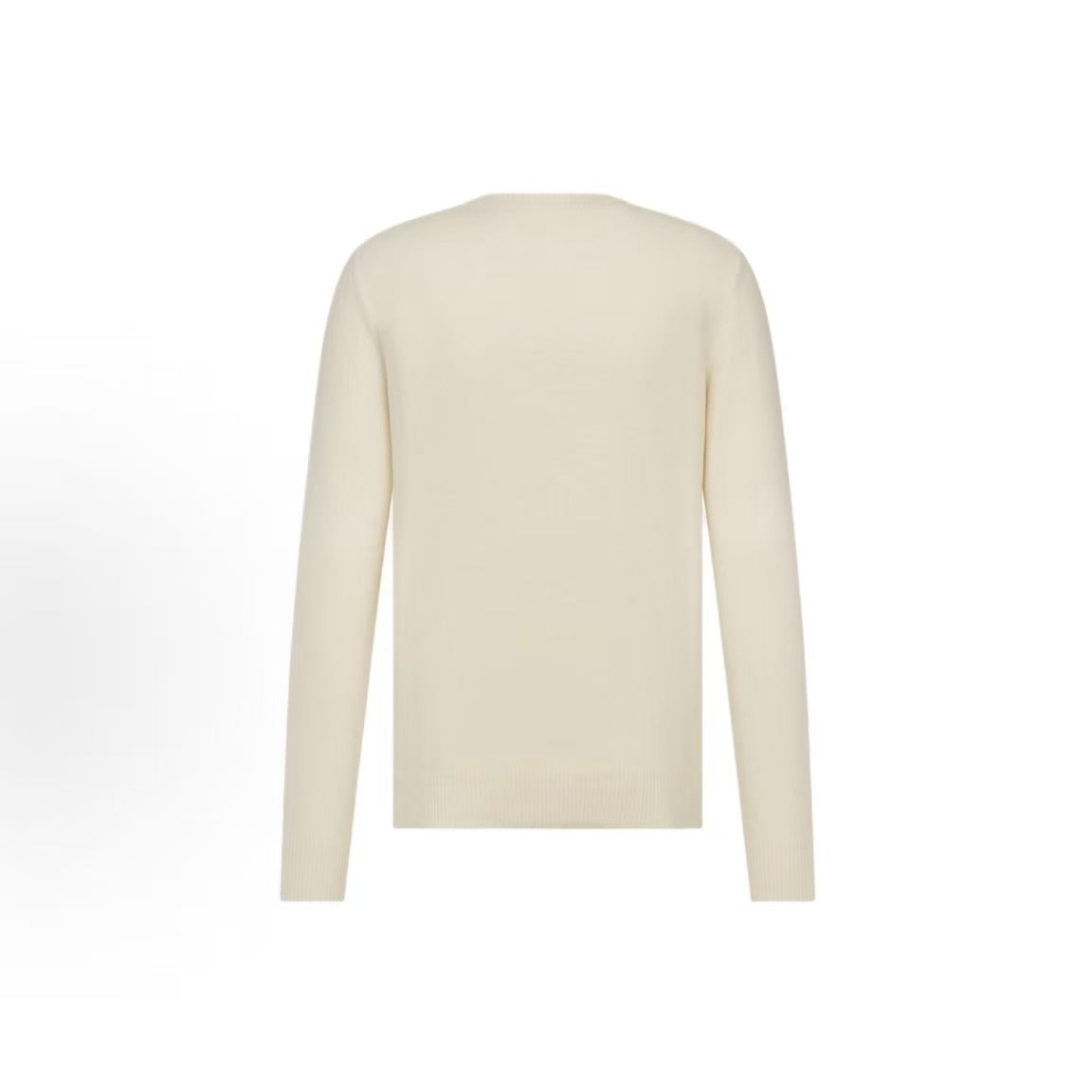 DIOR (Dior) Crew Neck Sweater with Letter Print - Round Neck, Fit-Sized Long Sleeve, Sweater, Men's Style, Brown