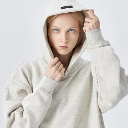 FOG FEAR OF GOD Season 8 Main Line Eternal Hoodie Loose Sweatshirt light oatmeal