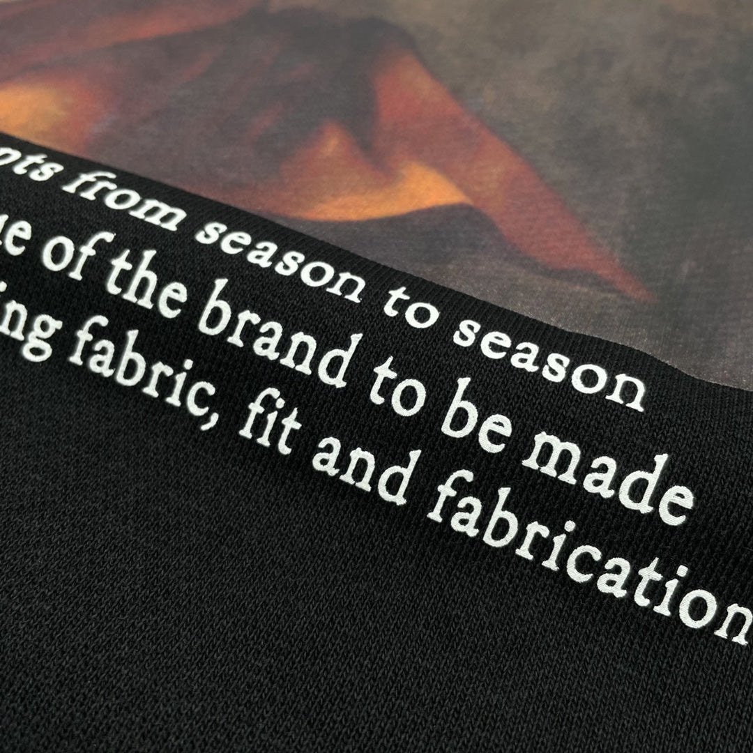 Off-White kill print hooded sweater black